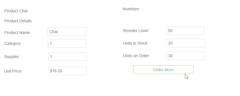visibleDataprovider and enabledDataprovider Demo